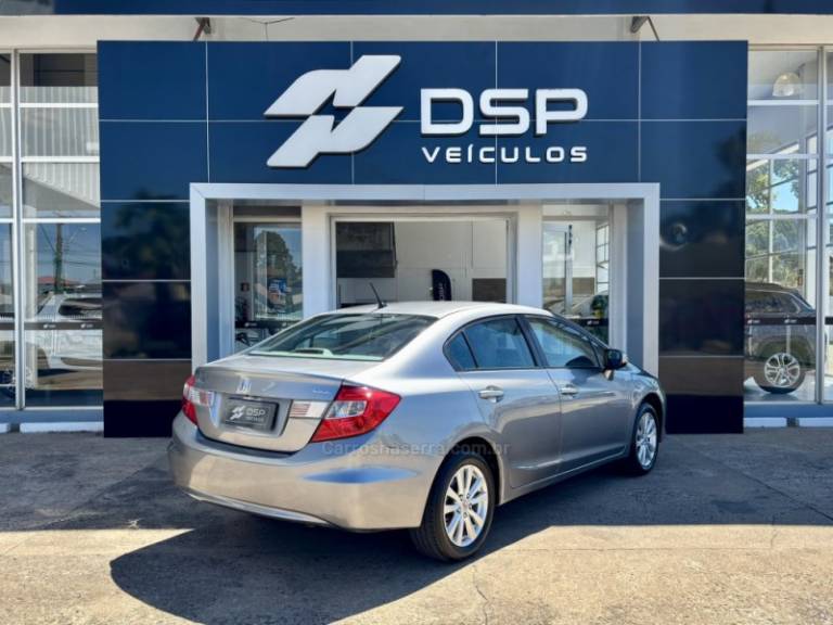 HONDA - CIVIC - 2012/2013 - Cinza - R$ 71.900,00