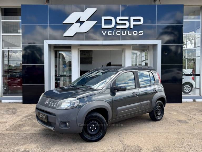 FIAT - UNO - 2012/2013 - Cinza - R$ 36.900,00