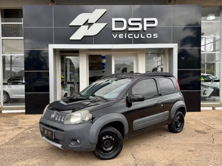 FIAT - UNO - 2011/2012 - Preta - R$ 22.900,00